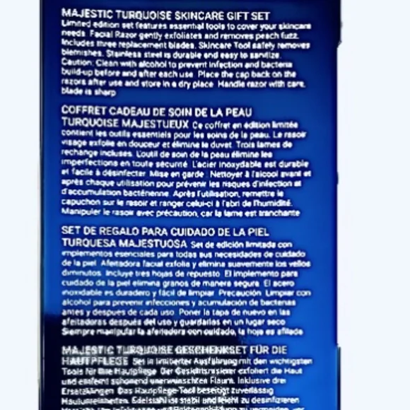 Tweezerman Majestic Turquoise Skincare Gift Set NWT - Picture 13 of 13